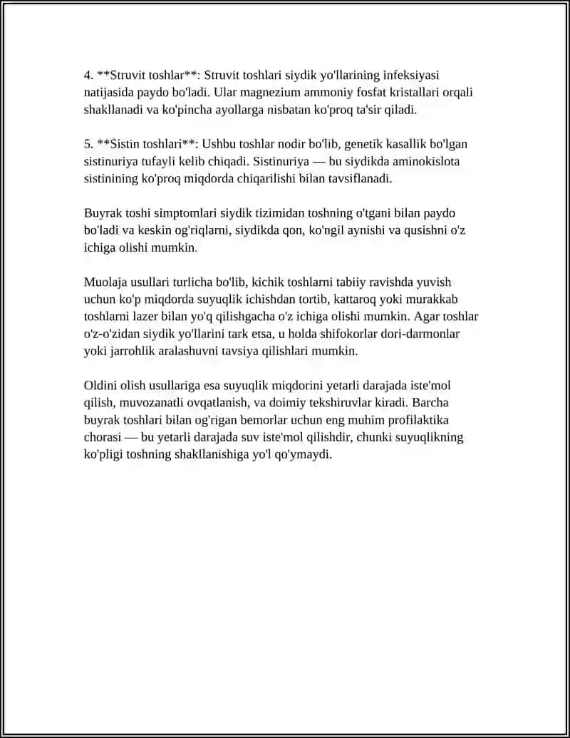 TOSH KASALLIKLARI 4