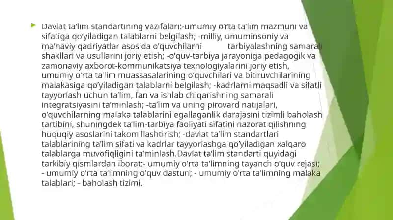 Davlat ta’lim standartlari 4