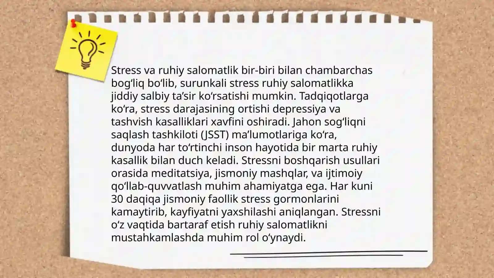 Stressning inson hayotiga ta'siri 4