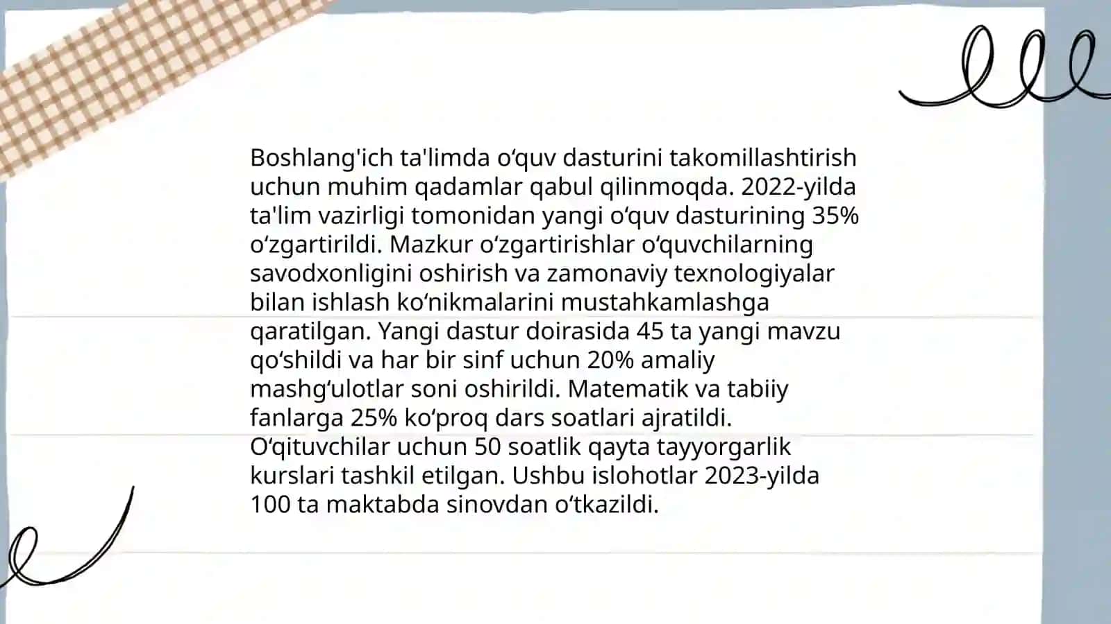 Boshlang'ich ta'limda darsliklarni yangilash 4