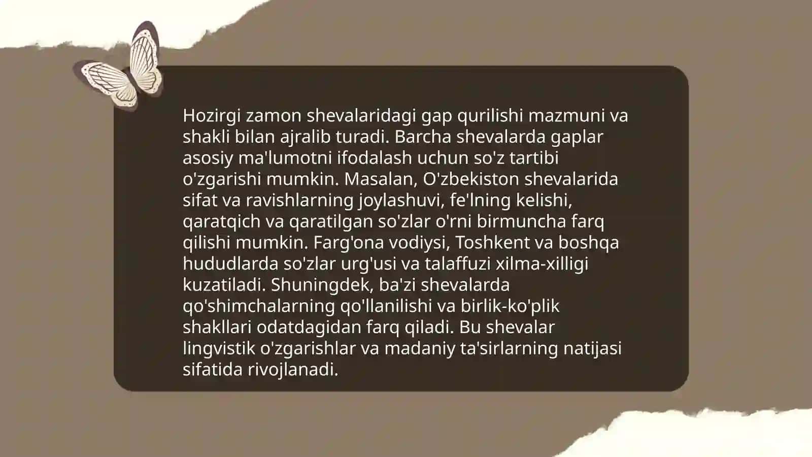 shevalarning sintaktik xususiyatlari 4