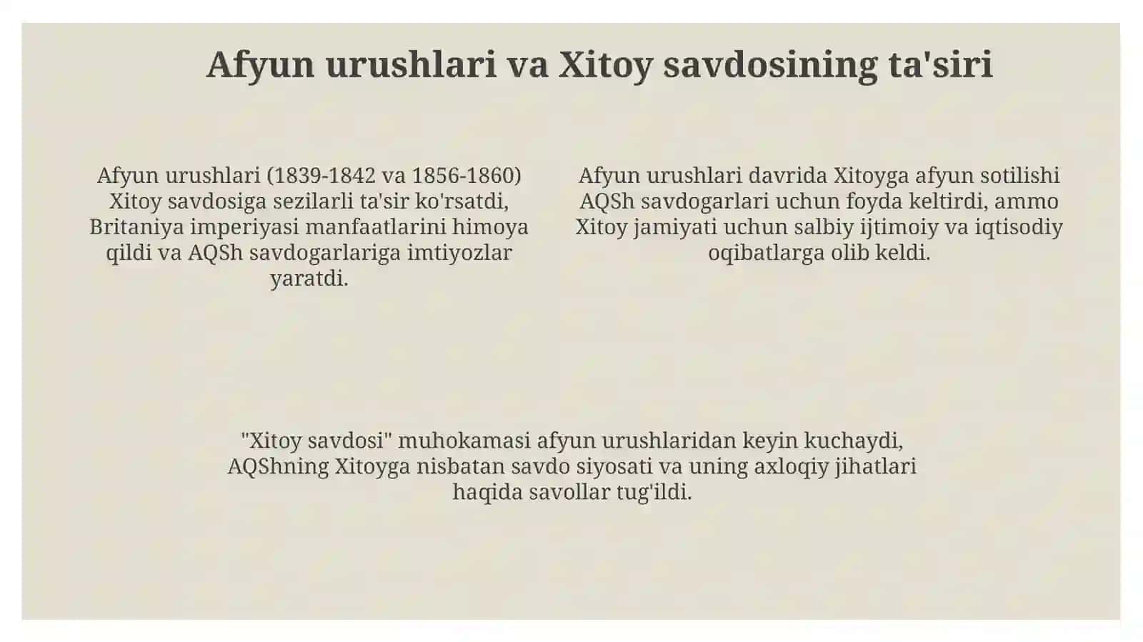 Jekson siyosatida Xitoy roli 4