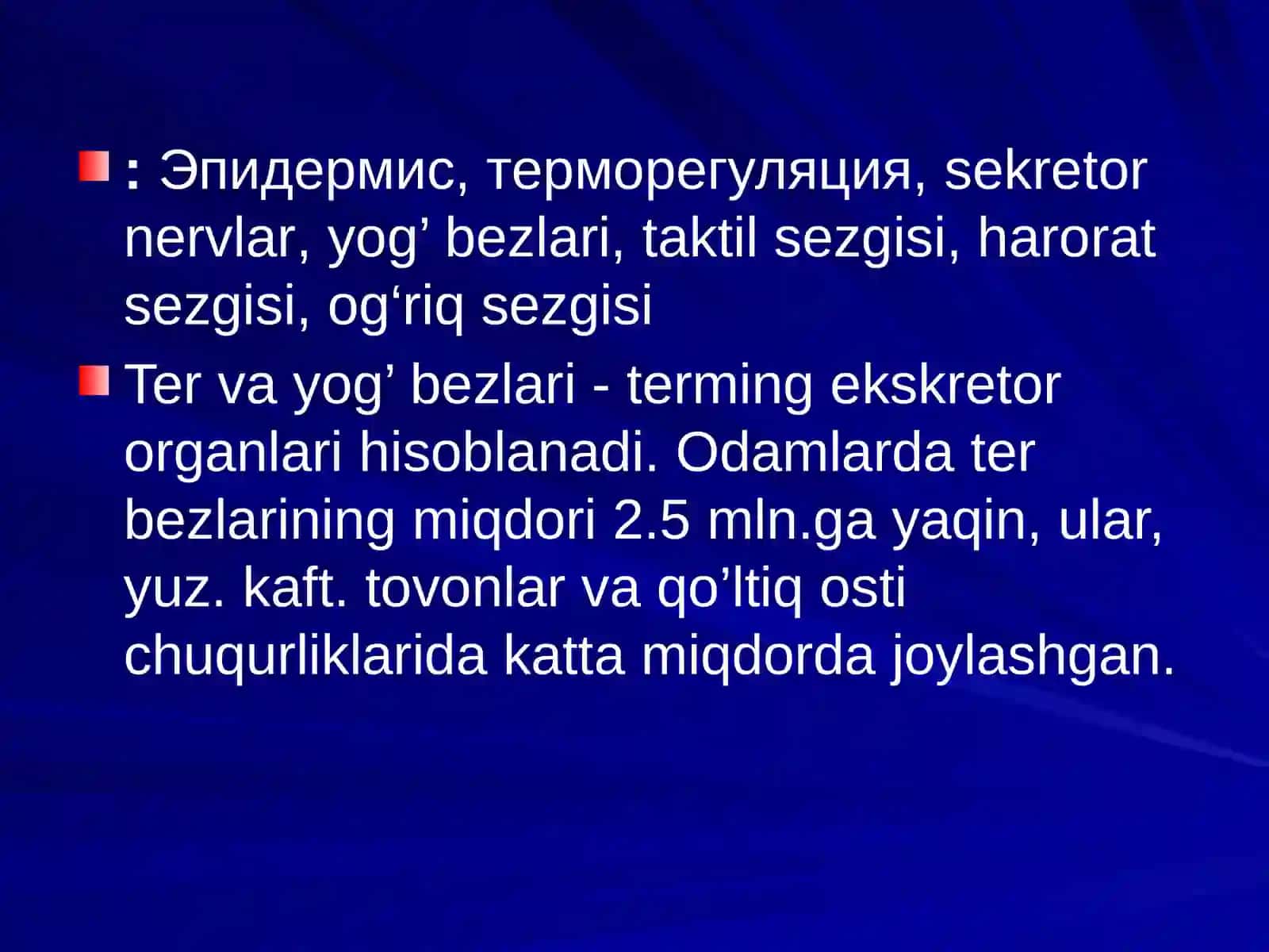 TERI FIZIOLOGIYASI 4