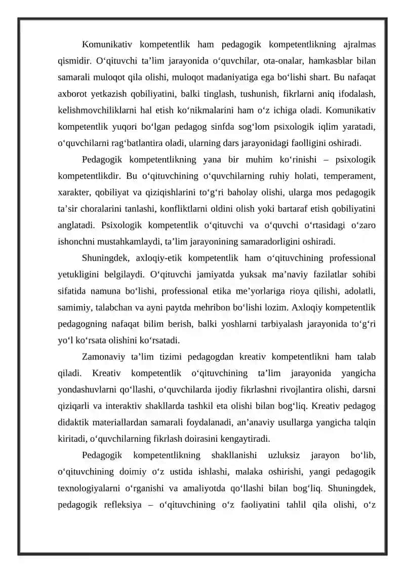Pedagogik kompetentlik va kreativlik 4