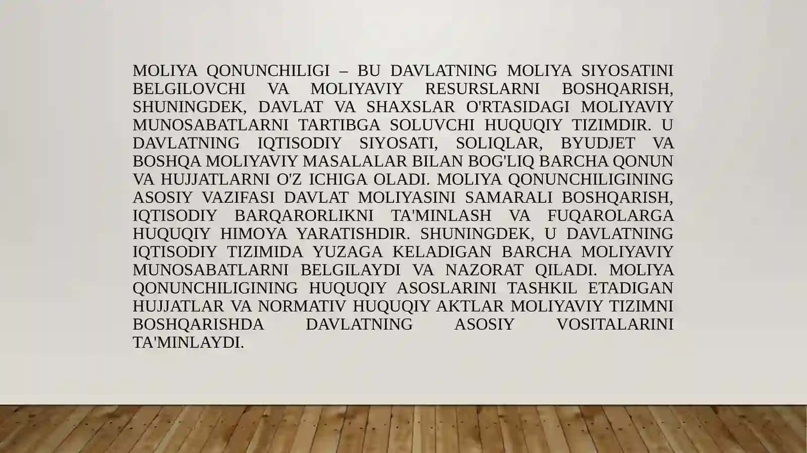 Moliya qonunchiligi va moliya xuquqi 4