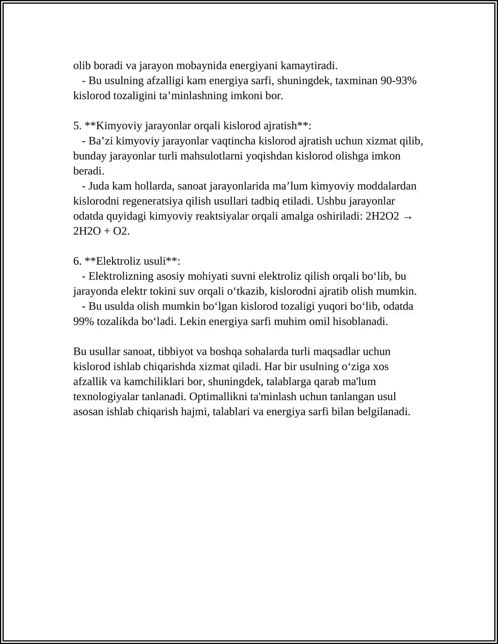 LABORATORIYADA KISLOROD OLISH TEXNOLOGIYASI 4
