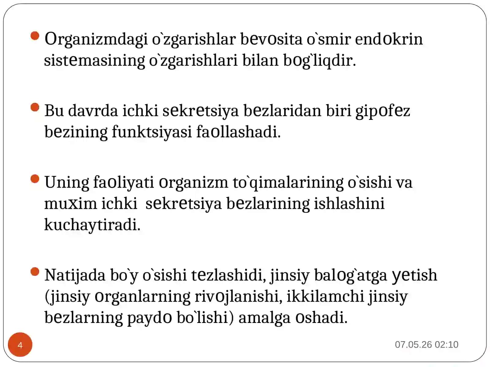 O’smirlik davrida psixik rivojlanish 4