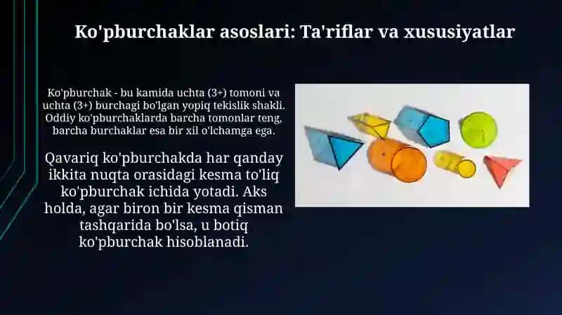 Ko'pburchaklar bilan bog'liq misollar 4