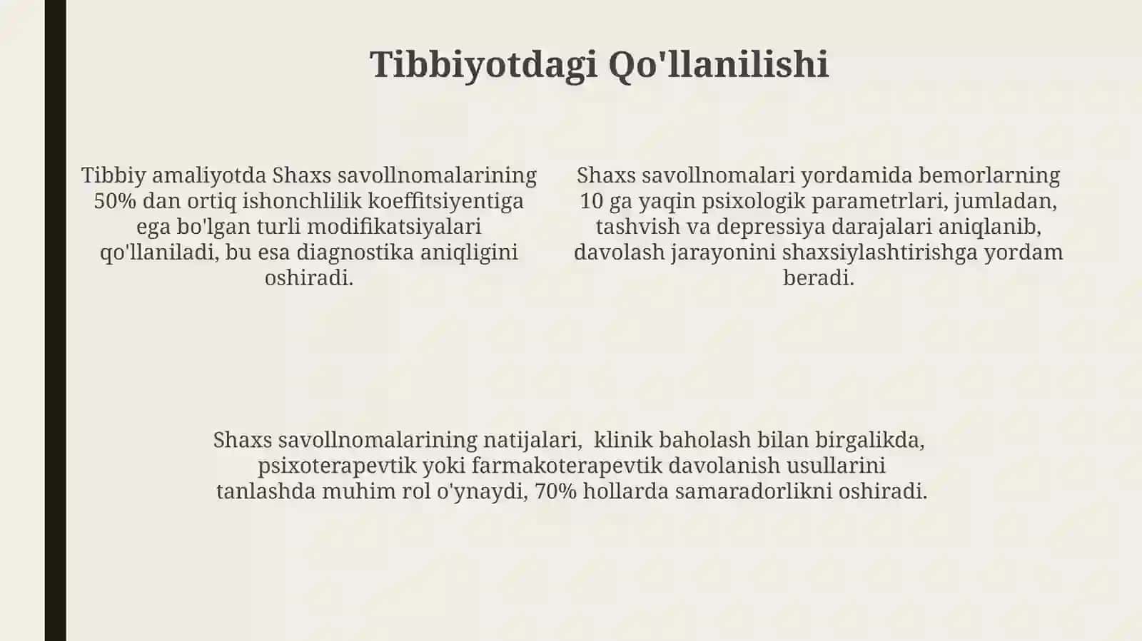 Shaxs soʻrovnomalari tarixi 4