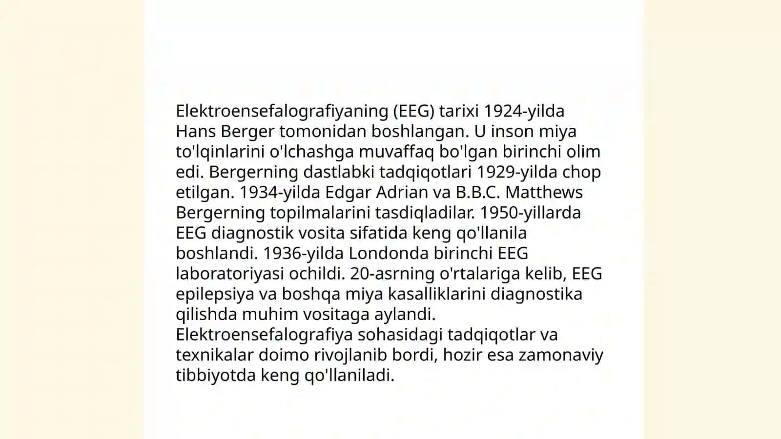 Elektroensefalografiya. Eksperimental nevrozlar 4