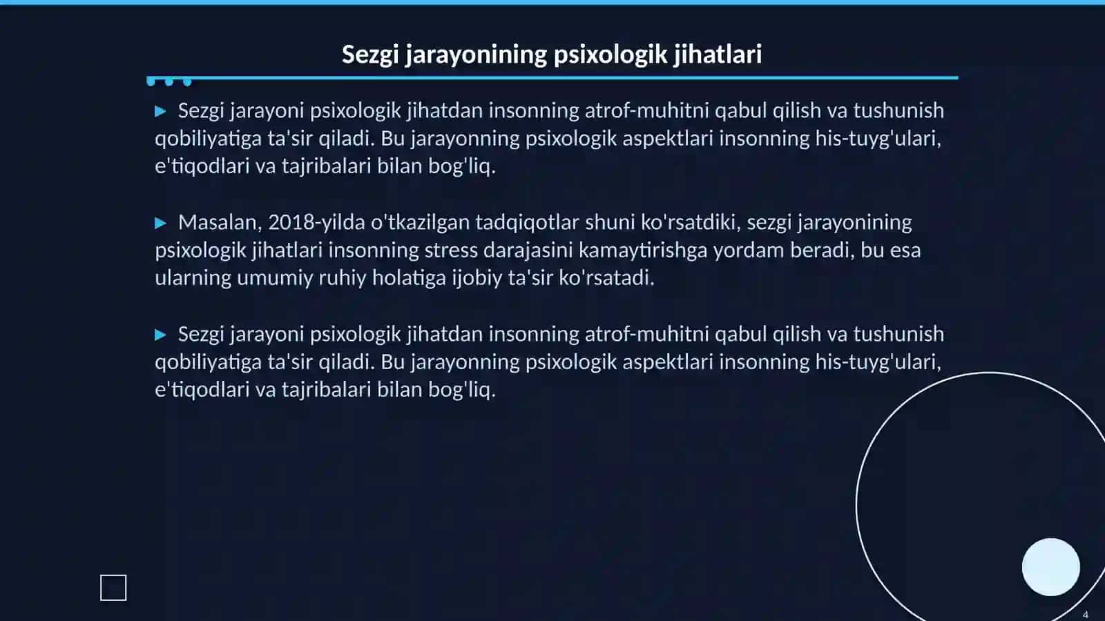 Sezgi va idrok haqida umumiy tasavvurlar va yondashuvlar 4