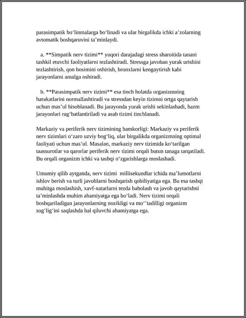 ORGANIZMNING NERV, IMUN, ENDOKRIN BOSHQARILUVI 4