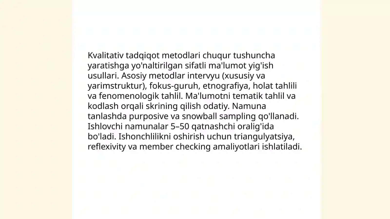 Hozirgi zamon psixologiyasining tadqiqot metodlari 4