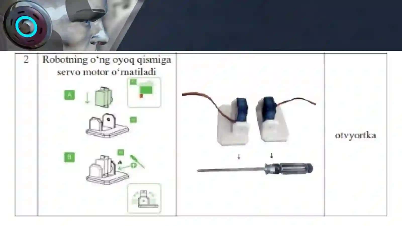 Robototexnik tizimni loyihalash 4