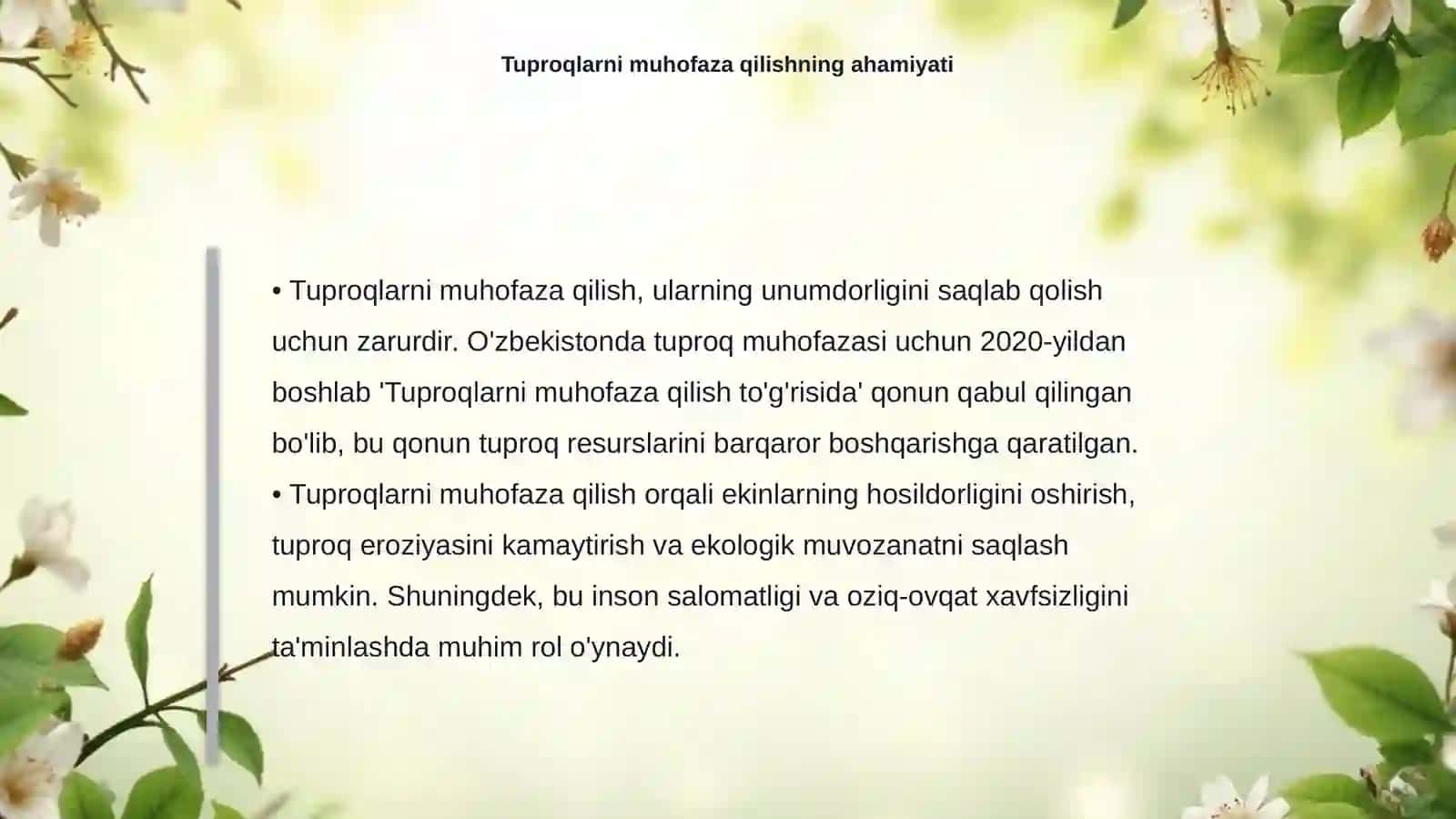 O'zbekiston tuproqlari va ularni muhofaza qilish 4