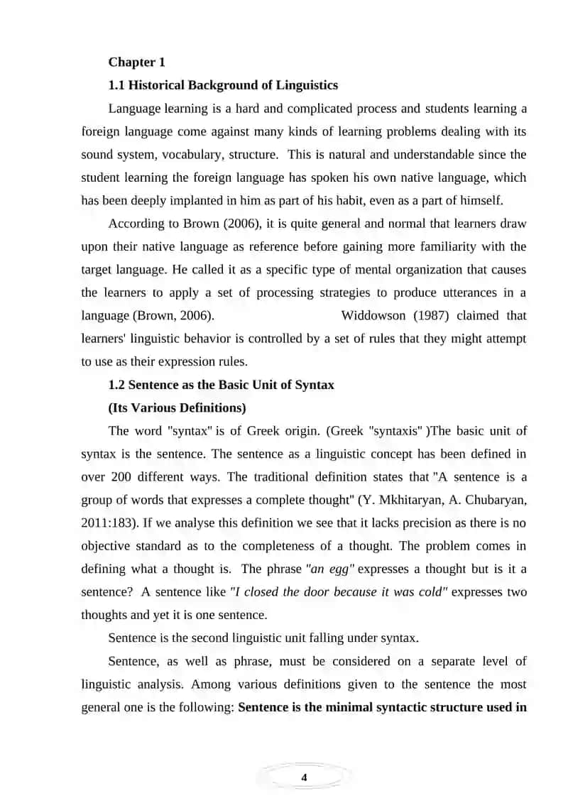 The Syntactic Features of the Old English Language 4