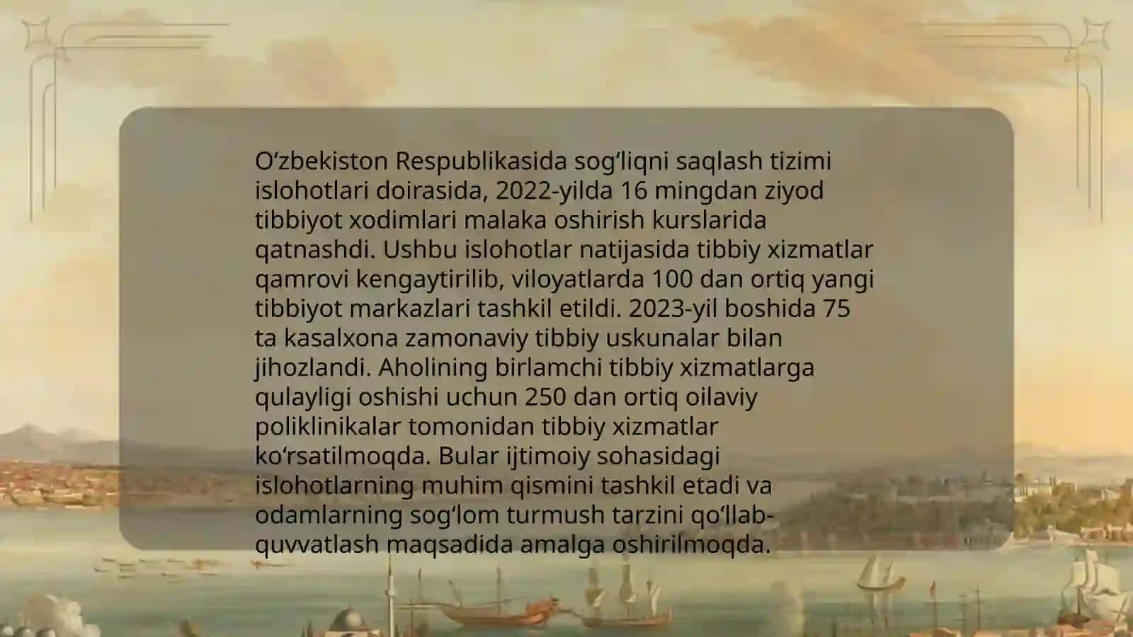 Oʻzbekiston Respublikasida ijtimoiy sohadagi islohotlar 4