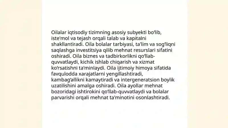Oila jamiyatning asosiy bo‘g‘ini 4