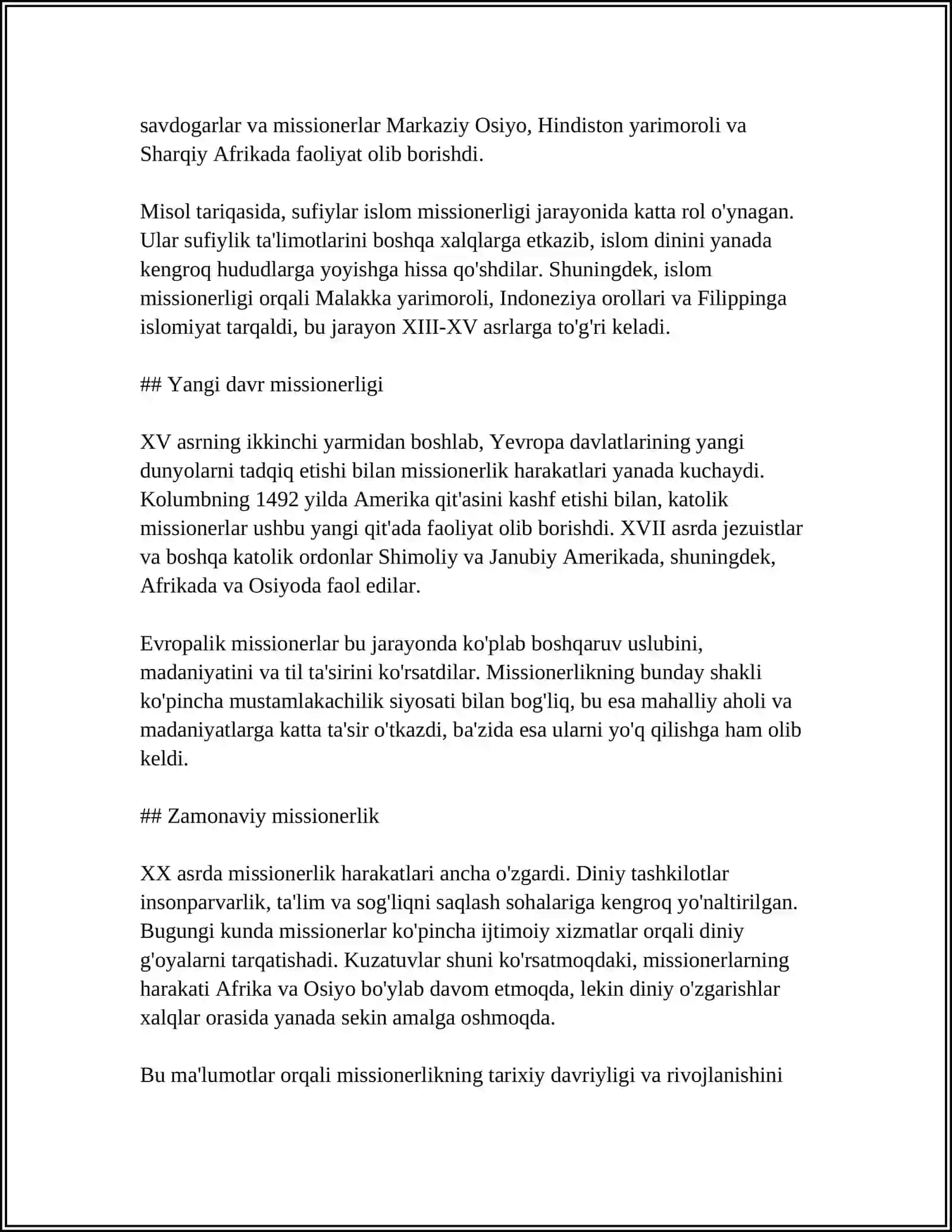 MISSIONERLIK 4