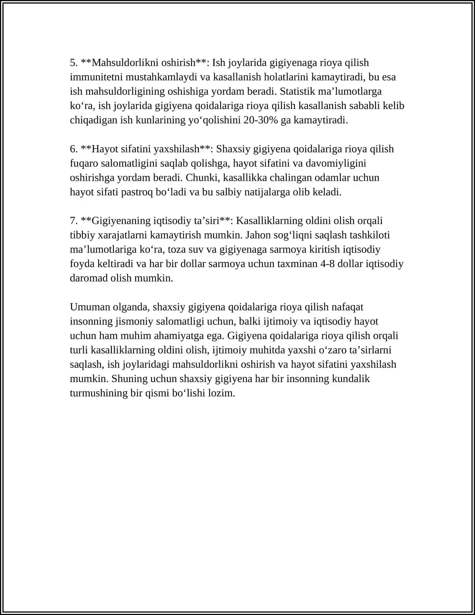 GÒZALLIK TERAPEVTINING SHAXSIY GIGENYASI 4