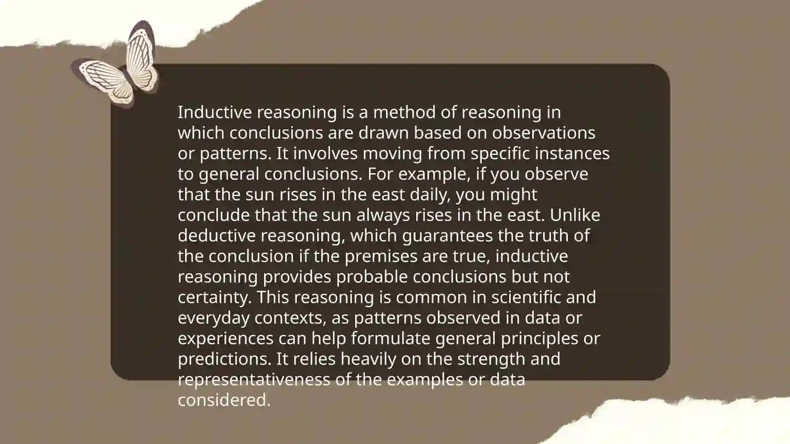 Deductive and inductive approaches 4