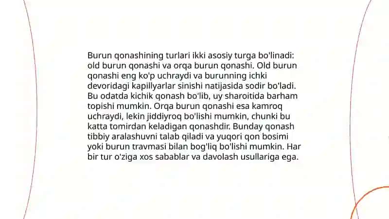 Burun va uning yondosh boshliqlari kasalliklari 4