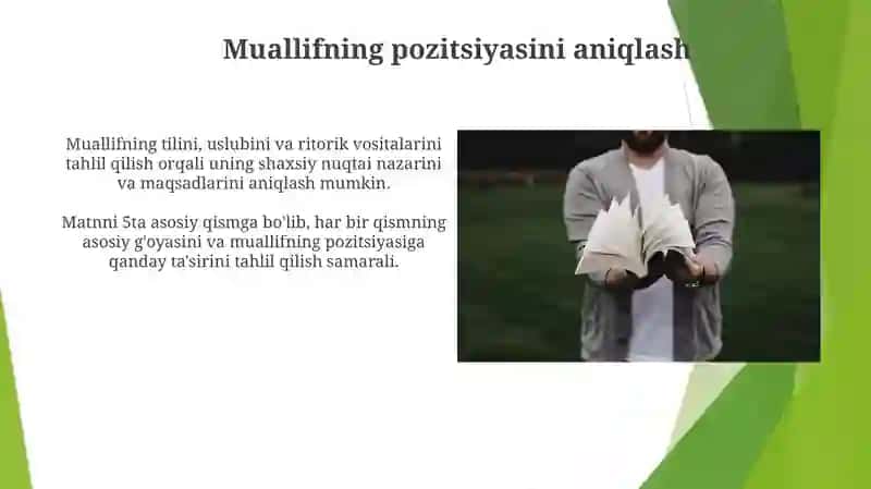 Tanqidiy o'qishni samarali yo'lga qo'yish vositalari 4