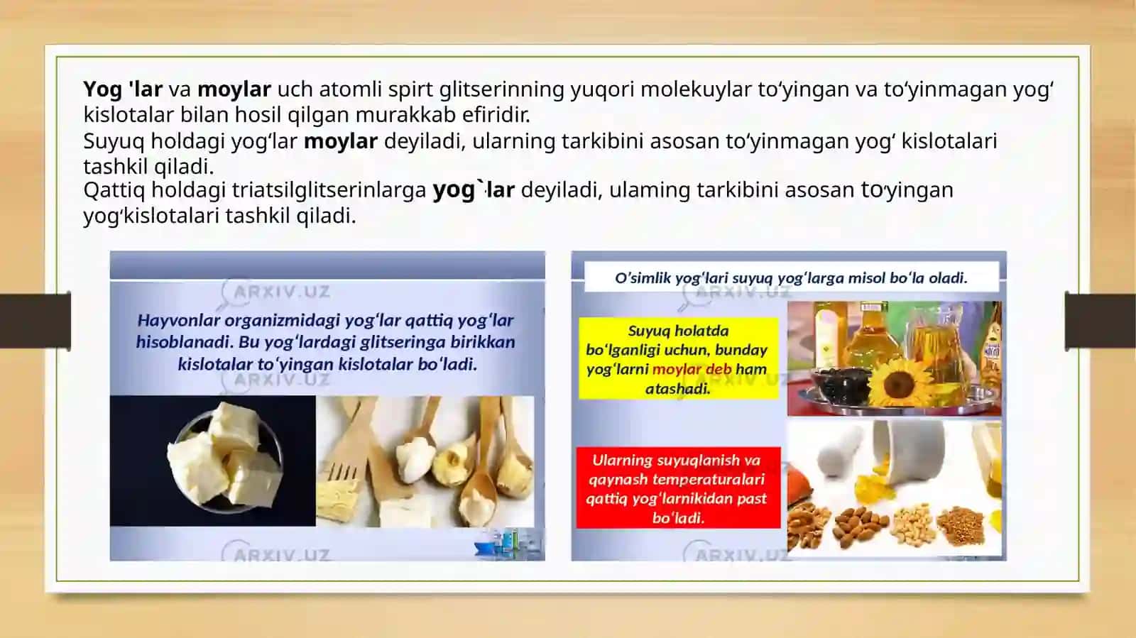 Lipidlar.Sovunlanadigan oddiy va murakkab lipidlar. Sovunlanmaydigan lipidlar 4