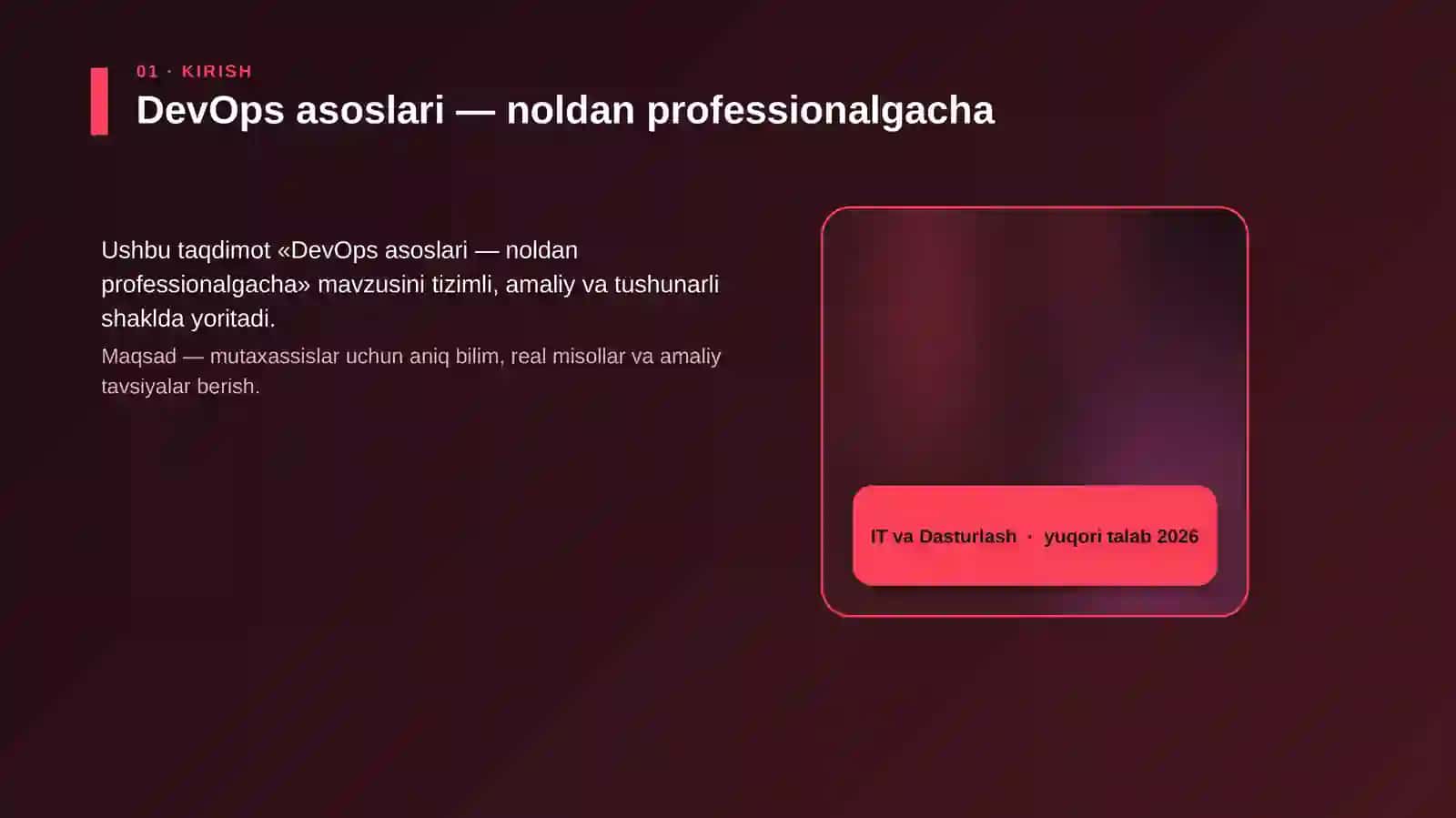 DevOps asoslari — noldan professionalgacha 4
