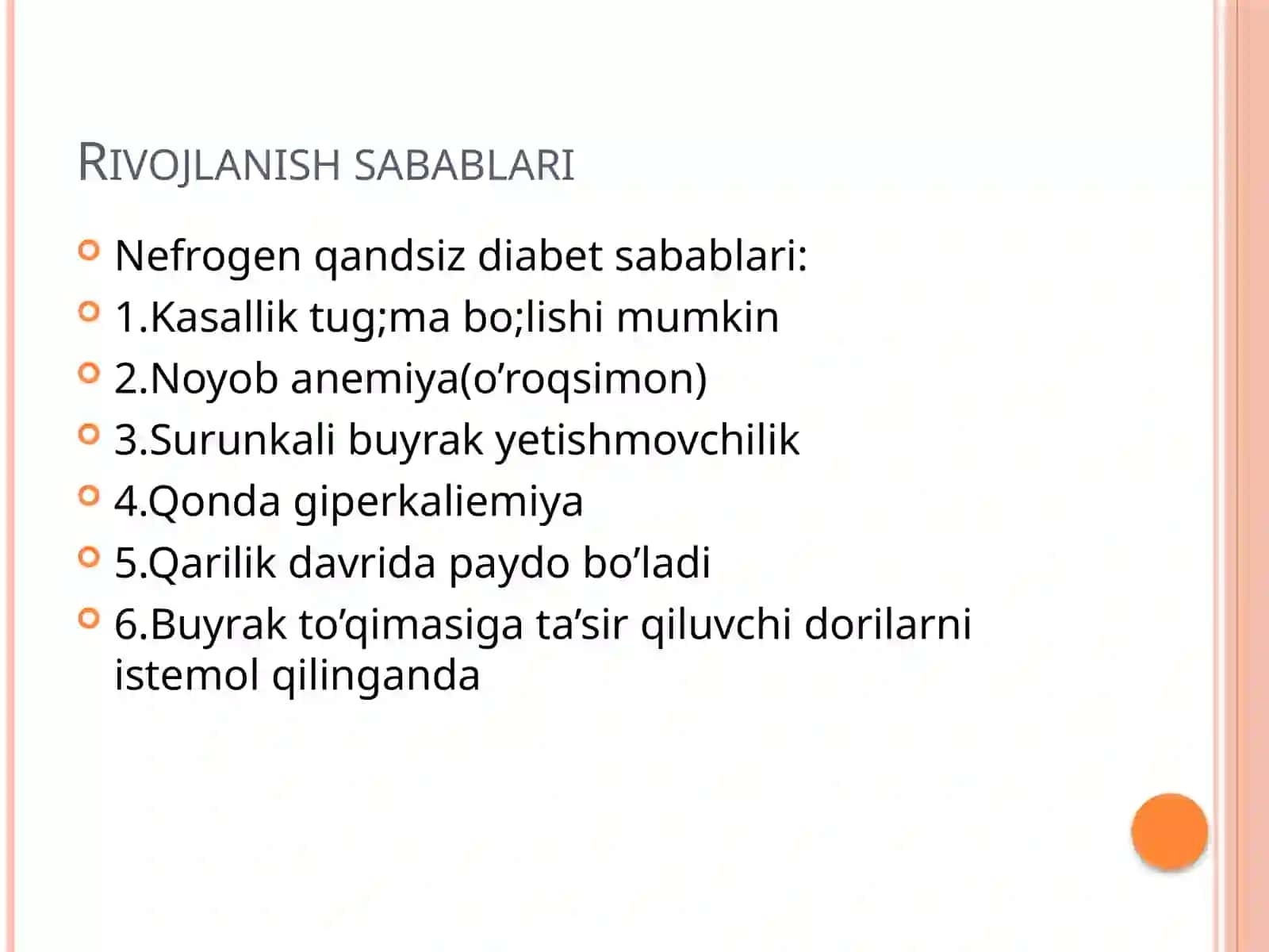 Qandsiz diabet-sabablari, turlari, alomatlari, davolash 4