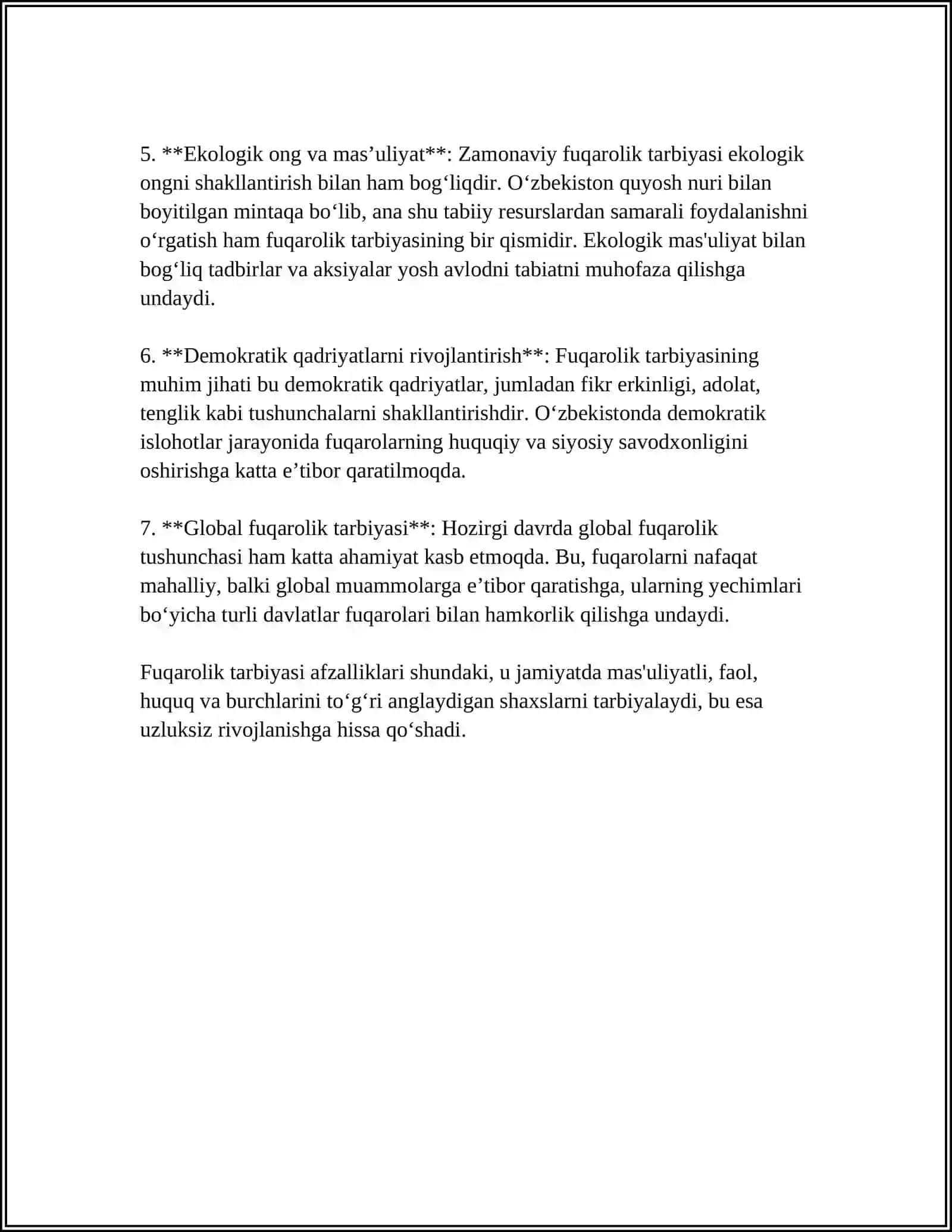 FUQAROLIK TARBIYASI 4