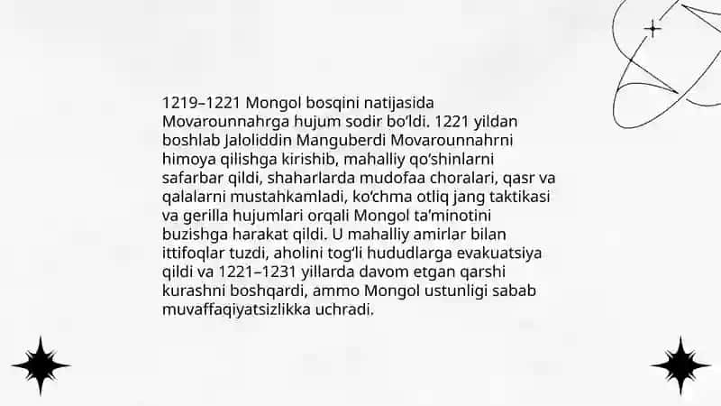 Jaloliddin Manguberdi Vatan Himoyachisi 4