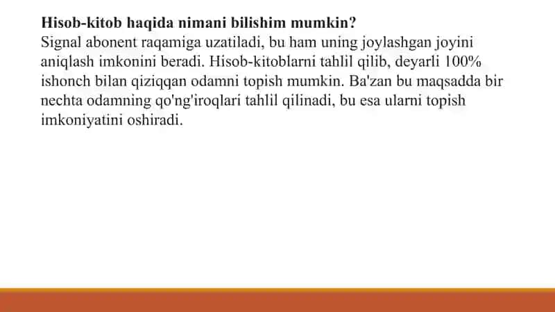 Billing tizimini ishlash texnologiyasi 4