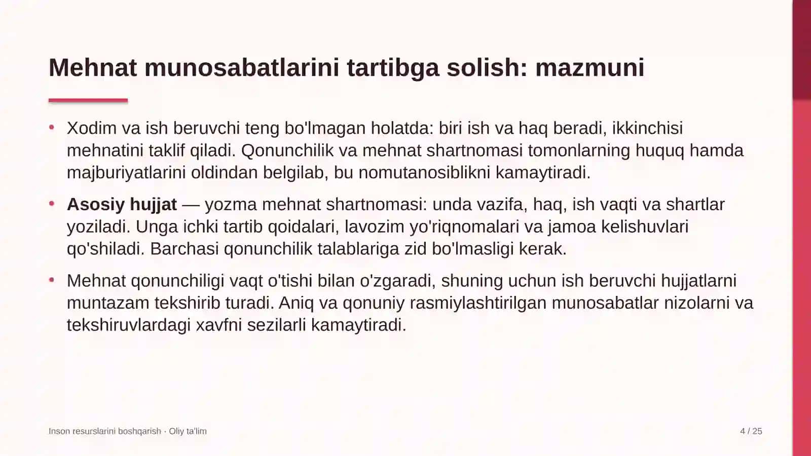 gidroelektr stansiyalarida mehnat munosabatlarini tartibga solish 4503 4