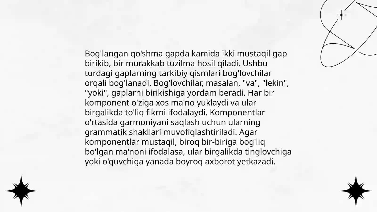 Bog'langan qo'shma gap va ularning turlari 4