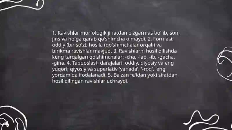 Ravish so'z turkumi 4