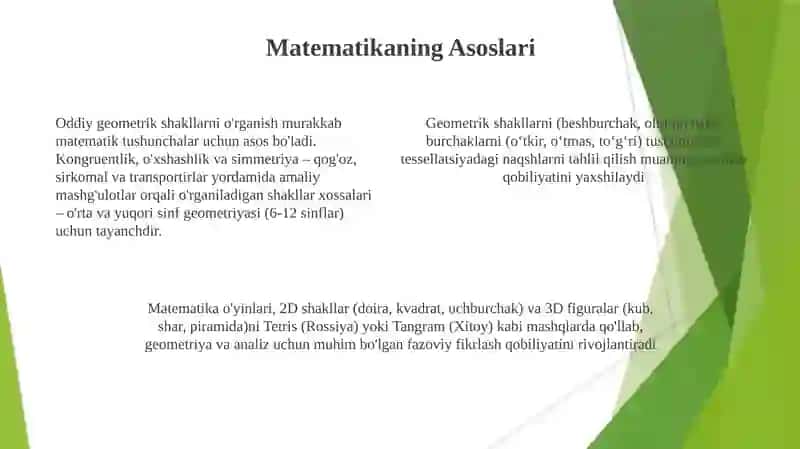 Geometriya O'yinlari Ko'pligi 4