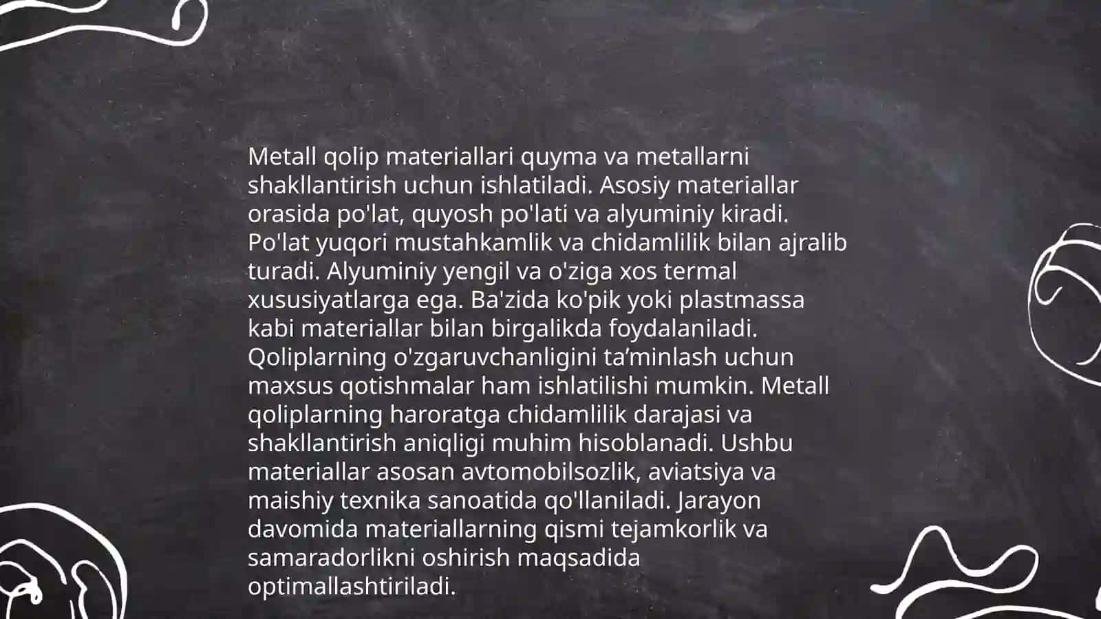 Qolip materiallar 4