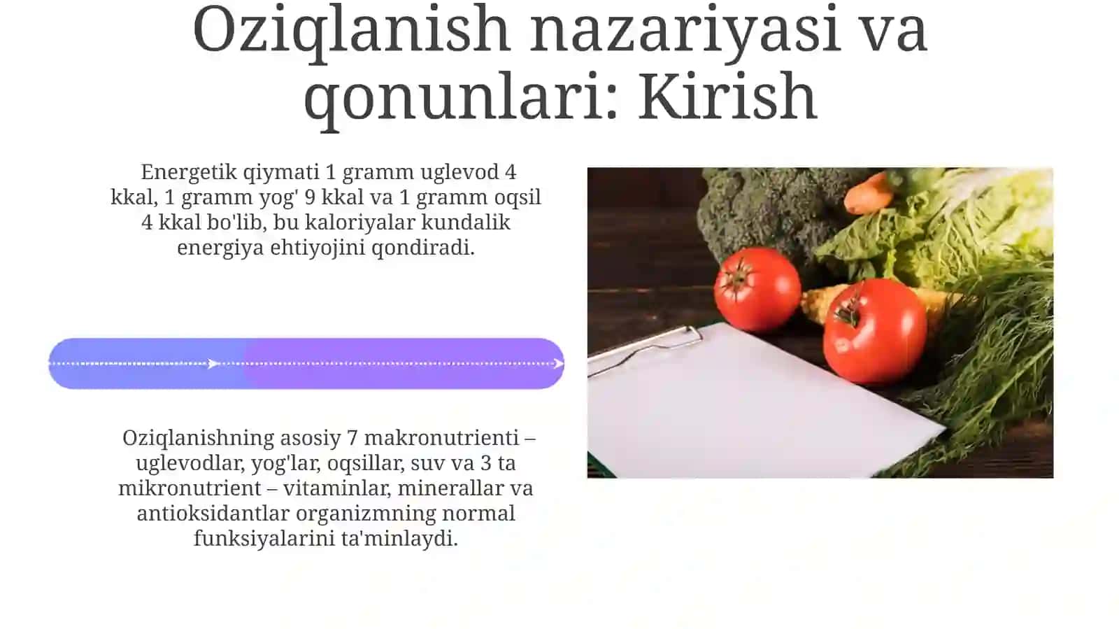 Oziqlanishning nazariyasi va qonuniyati 4