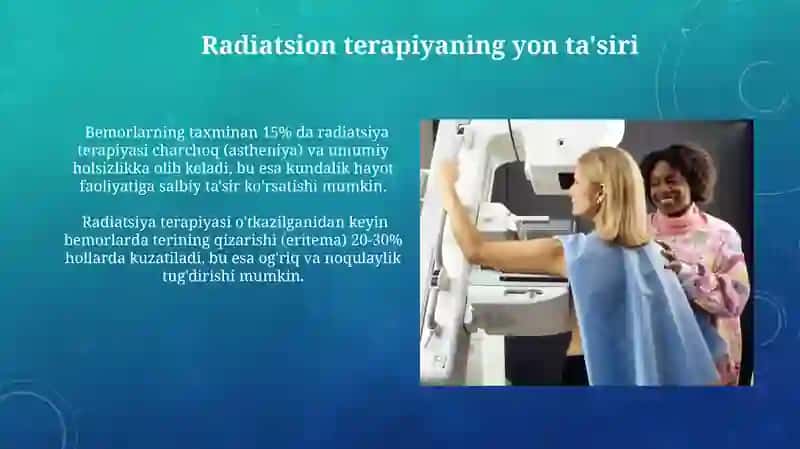 Oʻsma kasalliklarining nur terapiyasi 4