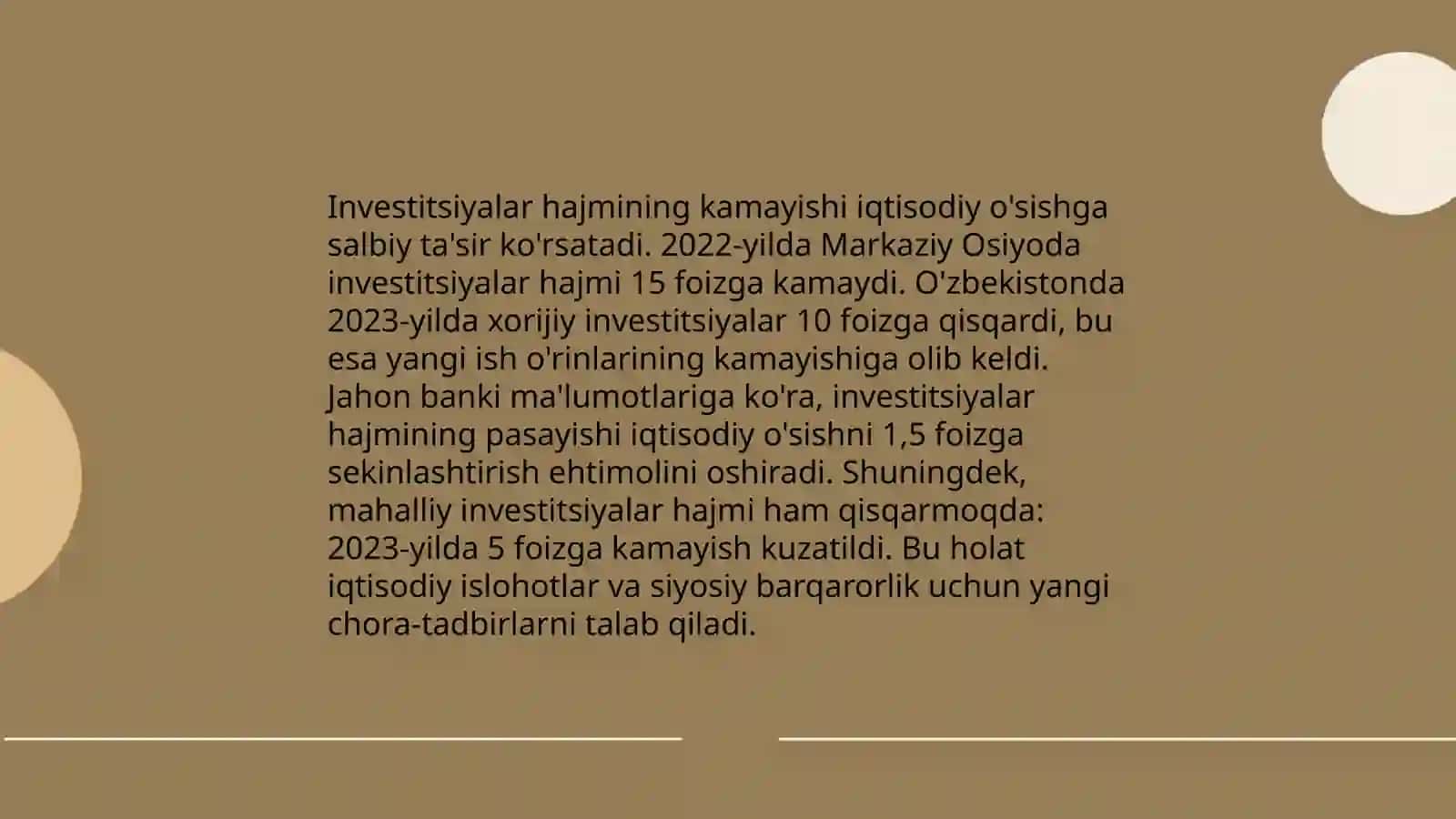 2008 -yilgi jahon moliyaviy inqirozining Oʻzbekistonga ta'siri va uning oqibatlarini bartaraf etish choralari 4