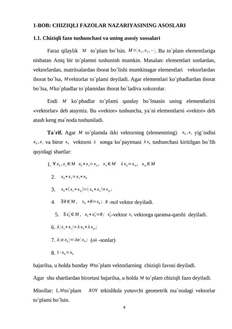 CHIZIQLI FAZONING QISM FAZOSI 4