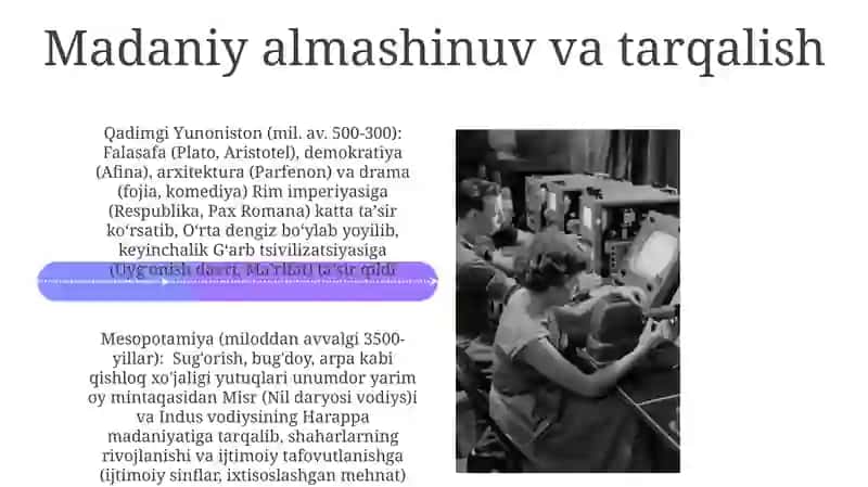 Sivilizatsiya va Madaniyat tushunchalari 4