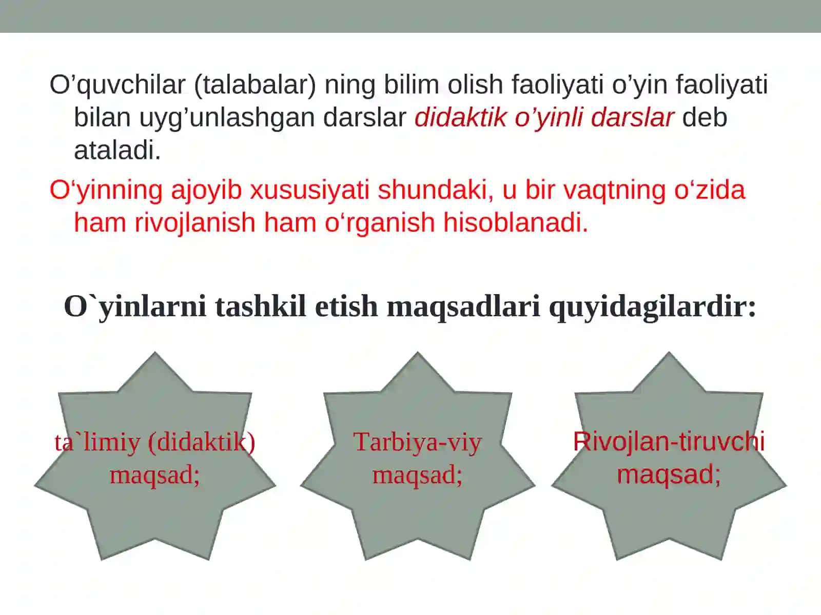 TA’LIMDA O’YINLI TEXNOLOGIYALAR 4