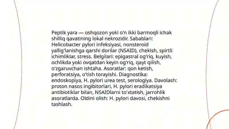 Ovqat hazm qilish tizimi kasalliklari 4