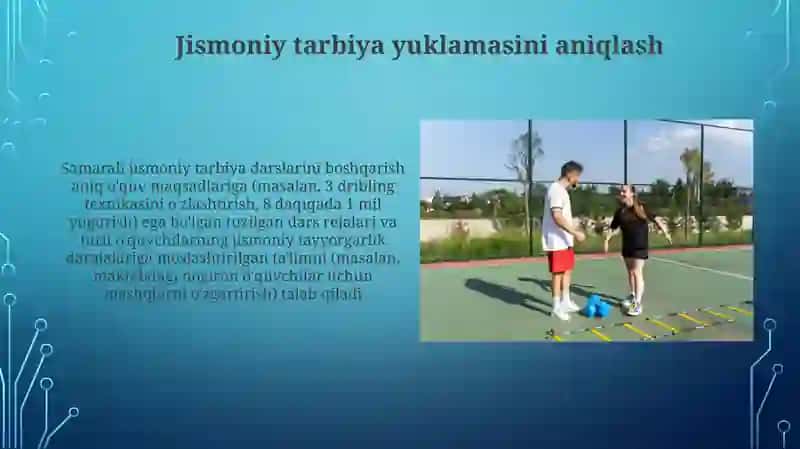 Jismoniy tarbiya yuklamasi 4
