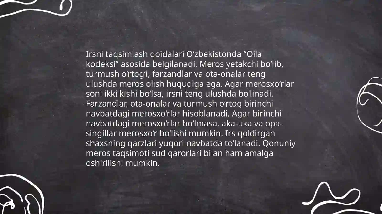 Irsiyat qonunlari 4