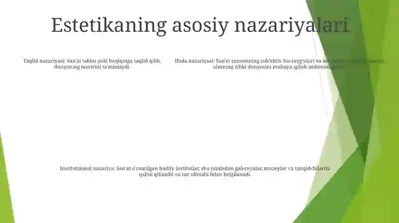 Estetika Fani Maqsad Va Vazifalari 4