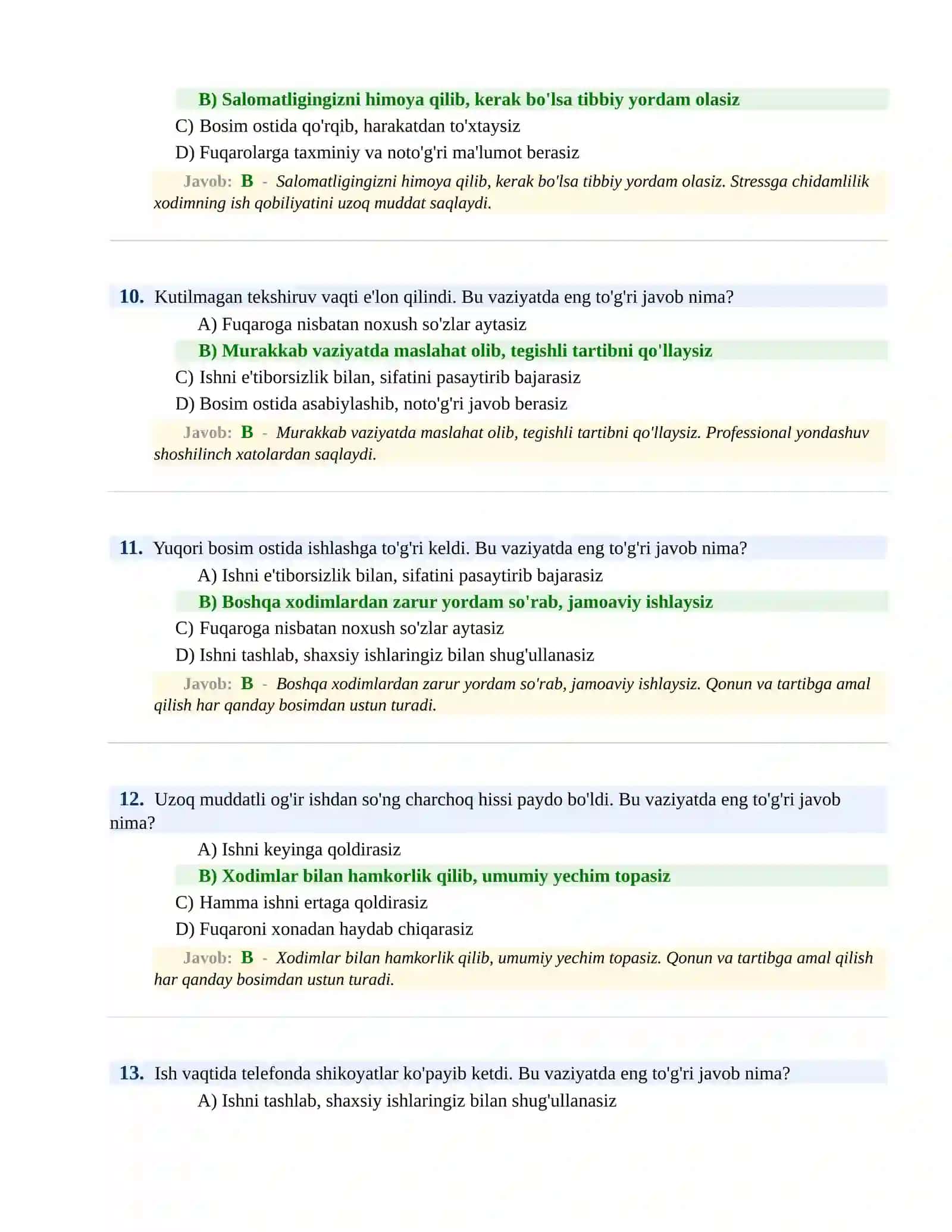 KIRISH PSIXOLOGIK SINOV Testlari 4