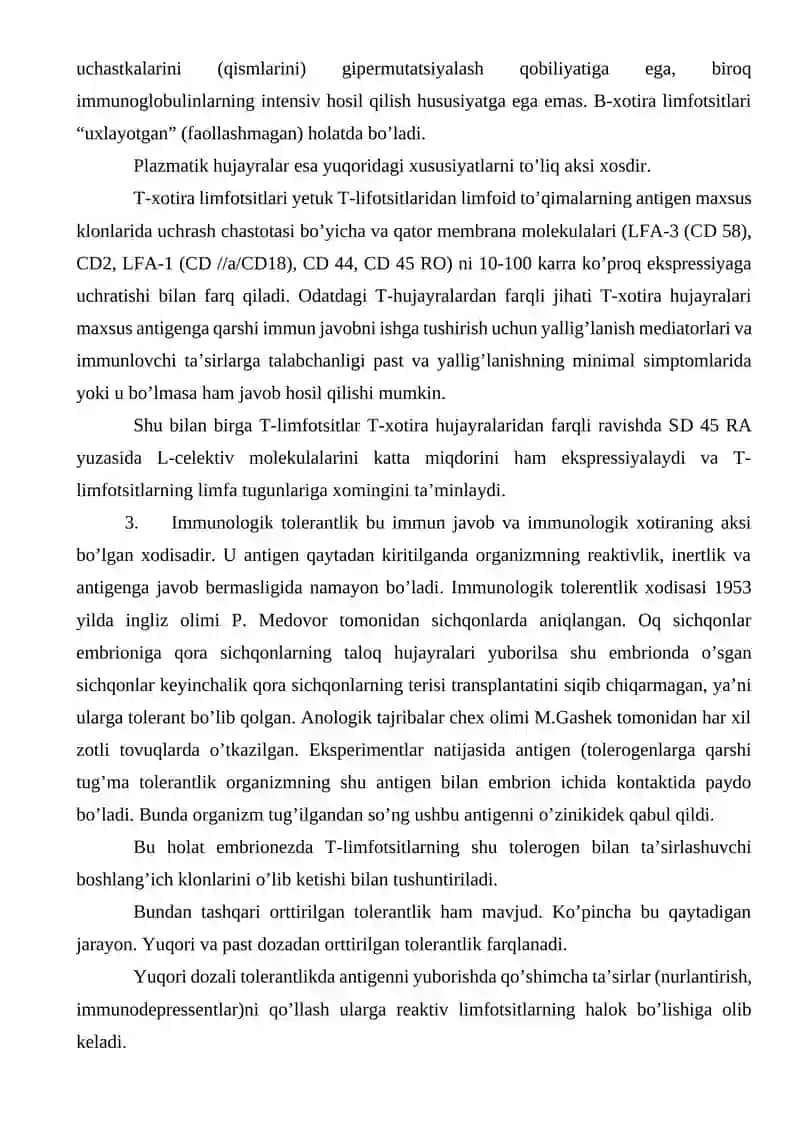 Hujayra immuniteti haqida tushuncha 4